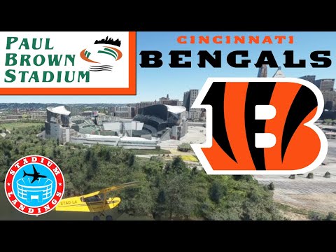 Paul Brown Stadium - Microsoft Flight Simulator STADIUM LANDING!