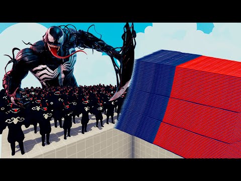 200x VENOM + 1x GIANT vs EVERY GOD - Totally Accurate Battle Simulator TABS