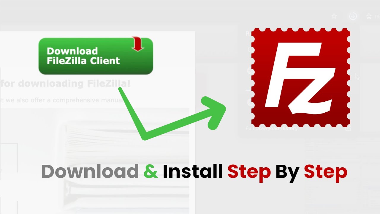 Steps to download and install FileZilla Client, Free and cross platform FTP and SFTP software