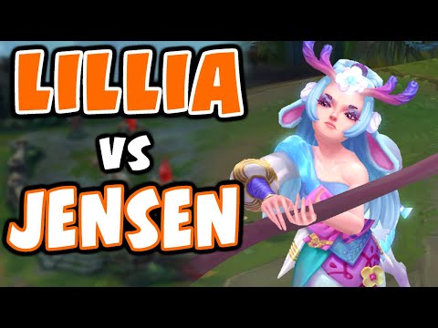 I got matched against JENSEN MID with LILLIA MID | Vs. TL Jensen | 10.15 - League of Legends