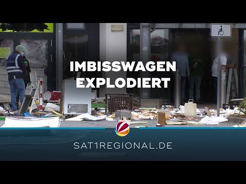 Imbisswagen auf Parkplatz in Buchholz explodiert