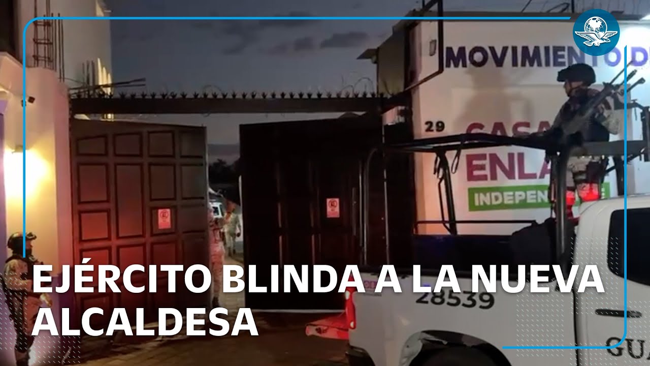 Uruapan es blindado por el Ejército y Guardia Nacional