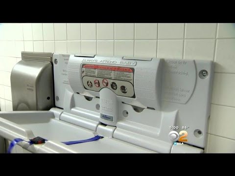 Dads Rally In Support of 'Potty Parity for Parents Act' In Long Beach