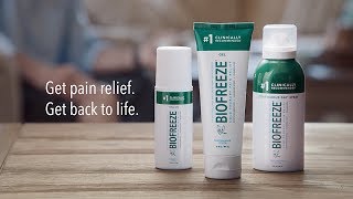 Product video: Biofreeze Pain Relieving Spray, Gel or Roll-On