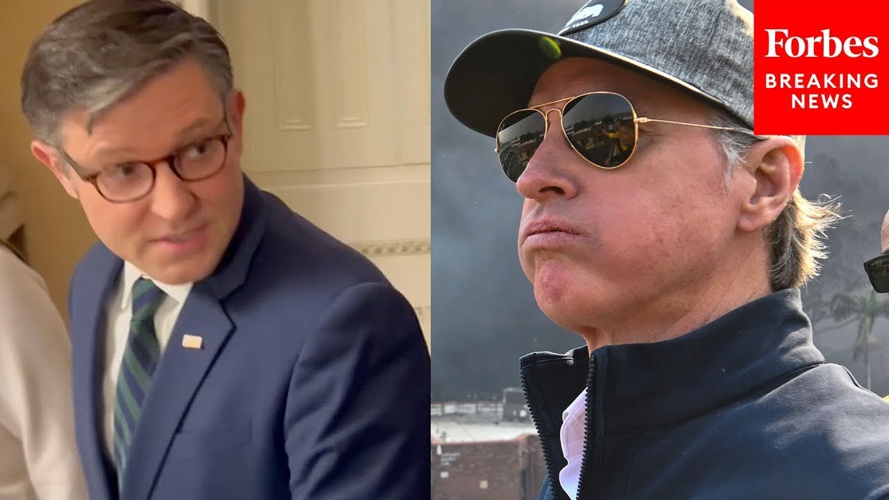 JUST IN: Speaker Johnson Reiterates Possibility Of Conditions For California Wildfire Aid