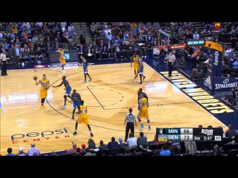 Nikola Jokic feed to Emmanuel Mudiay