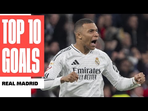 ¡Los 10 MEJORES GOLES del REAL MADRID!
