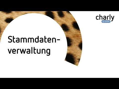 Stammdaten strukturiert verwalten // Lernen Sie charly kennen!