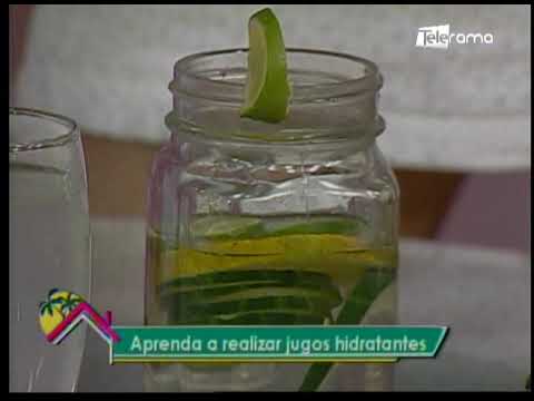 Aprenda a realizar jugos hidratantes