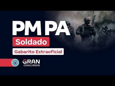 Concurso PM PA Soldado - Gabarito Extraoficial