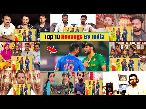 Top 10 Best Revenge By Indian Cricketers | Craziest Revenge Moments | Cricket Reaction!!
