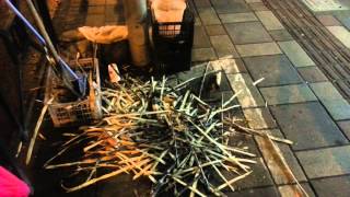Shanghai, China: Sugar Cane : 20 cents per one foot