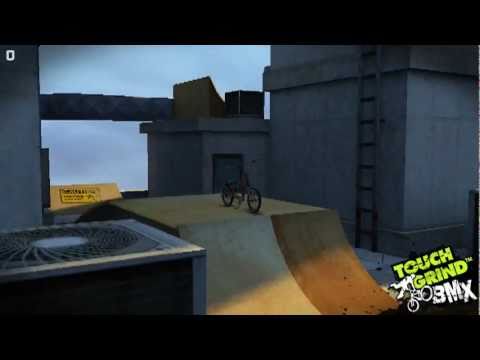 A run through  of Skyline for Touchgrind BMX 3mil score