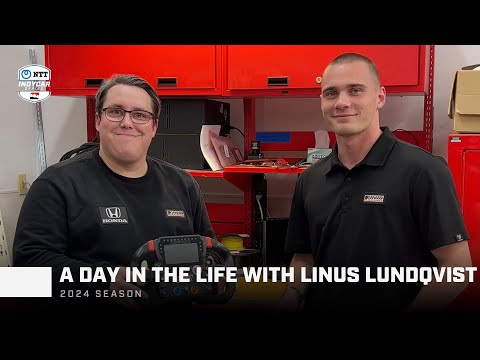 A day in the life with INDYCAR driver Linus Lundqvist