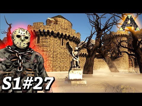 👻🎃ARK HALLOWEEN SURPRISE + NEW CASTLE TOWER DESIGN BUILD!! Ark Survival Evolved Ragnarok Ep27