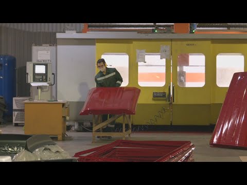 Председатель Гомельского облисполкома Геннадий Соловей посетил предприятие "Полидрев" видео