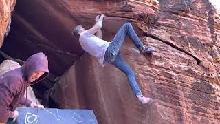 Video thumbnail: Tornado, V6. Red Rocks