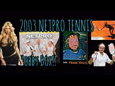 2003 NetPro Tennis HOBBY Box!! Roger Federer, Serena Williams, Rafael Nadal, Anna Kournikova ROOKIE