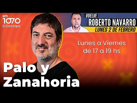 PALO Y ZANAHORIA EN VIVO CON MARIANO MARTÍN | El Destape