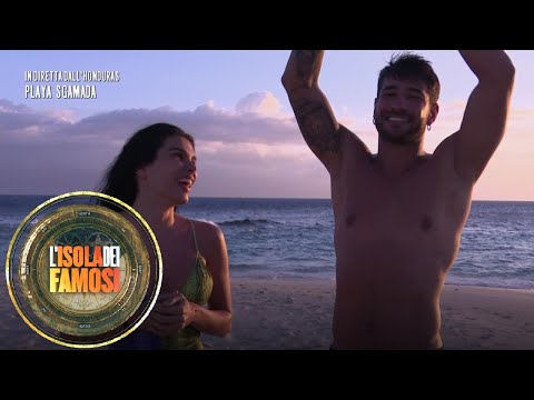 L'Isola dei Famosi - Jovana Djordjevic e Roger Balduino sbarcano su Playa Sgamada