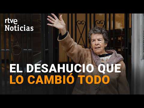 Un mes del desahucio de Maricarmen Abascal, símbolo de la lucha por la vivienda | RTVE Noticias