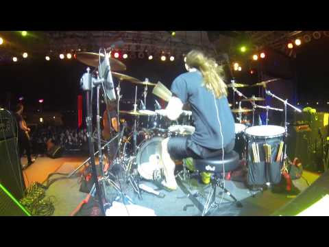 Annihilator - Mike Harshaw Drum Cam - No Way Out - 70000 Tons of Metal Pool Deck