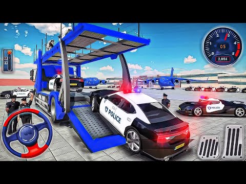 Police Plane Transporter Simulator - Police Quad Bikes Transporter - Android GamePlay