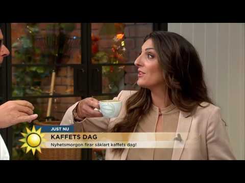 Kaffets dag - här firar programledarna - Nyhetsmorgon (TV4)