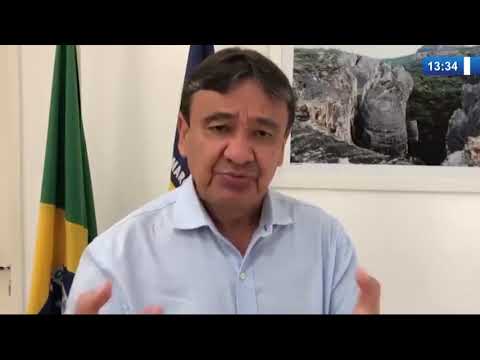 Covid-19: Governador Wellington Dias fala sobre a reducão de oÌbitos no PiauiÌ 26 08 20