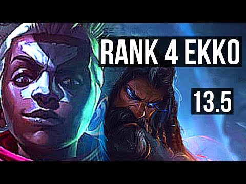 EKKO vs UDYR (JNG) | Rank 4 Ekko, 16/2/7, Legendary, 300+ games, Rank 22 | TR Challenger | 13.5
