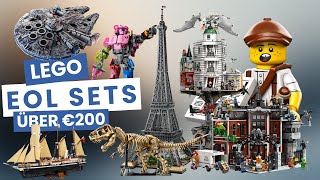 15 LEGO EOL Sets über €200, die bald aus den Regalen verschwinden!