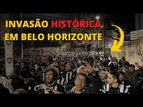 😱 TORCIDA DO BOTAFOGO PAROU AS RUAS DE BELO HORIZONTE! INVASÃO NO HORTO (América-MG 1x1 Botafogo)