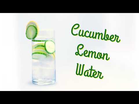 Cucumber Lemon Flavored Water