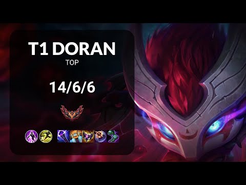 T1 Doran Kennen vs Jayce TOP - KR GRANDMASTER Patch 15.11