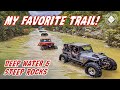 My Favorite Trail! Off-Roading at the Sand Mines | Deep Water and Steep Rocks!