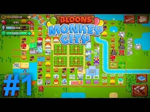 Bloons Monkey City Mobile - Ep. 1 "MY CITY & UPDATES"
