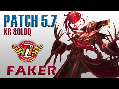 SKT T1 Faker - Vladimir Mid Lane - KR SoloQ