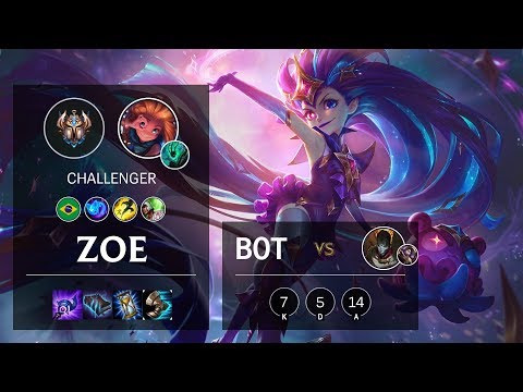 Zoe Bot vs Jhin - BR Challenger Patch 10.11