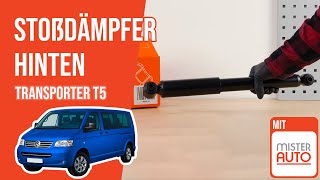 Youtube thumbnail of video "Wie Transporter T5 Stoßdämpfer hinten wechseln ➿"