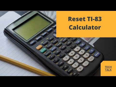 Reset Ti 83 Plus
