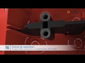 Boîte d'encastrement double 143x67x47 mm | video 1