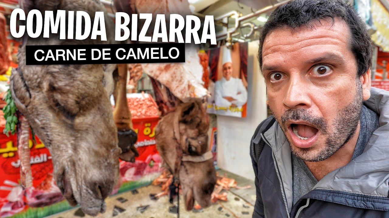Provando COMIDA DE RUA no Marrocos 😳