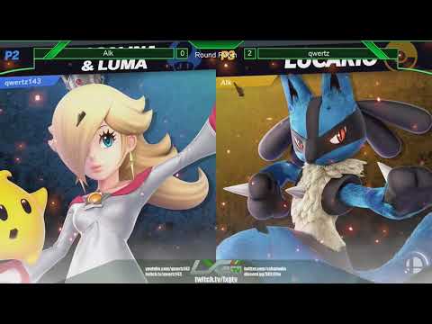 qwertz143 (Ridley/Rosalina) vs Alk (Lucario) - Smash Ultimate @ LXG 3