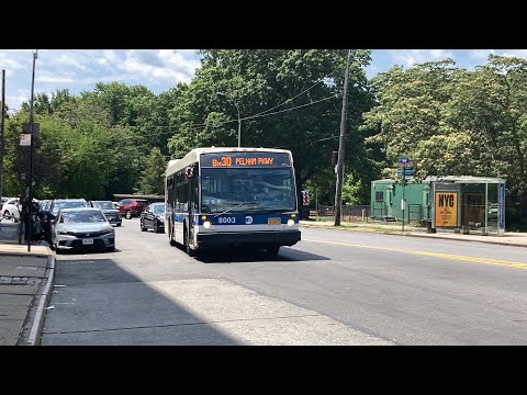 2011 Novabus LFS Diesel #8003 on Route Bx30 At Boston Road/Pelham Parkway