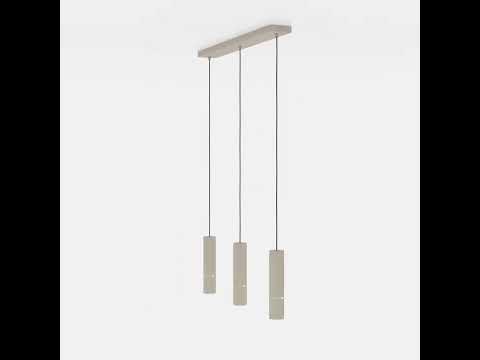 Gambar Eglo Caminia Lampu Gantung 3L GU10 - Cokelat Sand