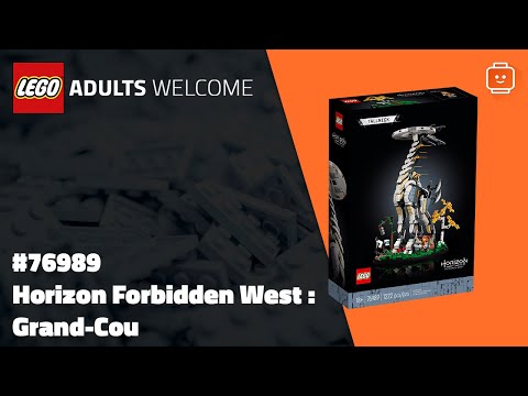 Vidéo LEGO Adults Welcome 76989 : Horizon Forbidden West : Grand-cou