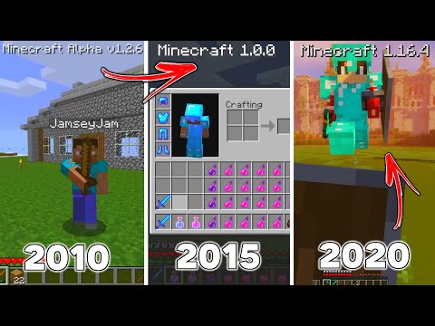 The Evolution of Minecraft COMBAT (Alpha PvP - 1.16 PvP)