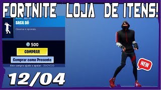 loja fortnite loja de hoje 12 04 2019 nova danca - loja do fortnite