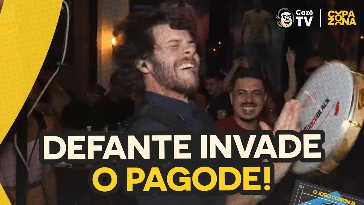 ELE FOI PRO PAGODE! DEFANTE INVADE UMA RODA DE SAMBA EM NEW JERSEY | COPAZONA