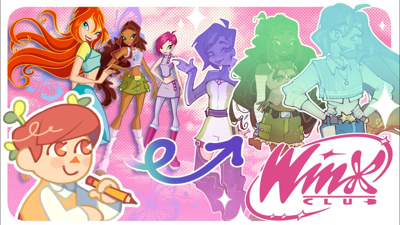 ✏️ REDESIGNING the WINX CLUB!! Casual AND Fairy Forms 🦋 ✨